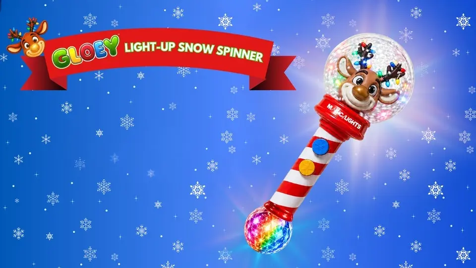 Magic Of Lights - Gloey Light-up Snow Spinner event image