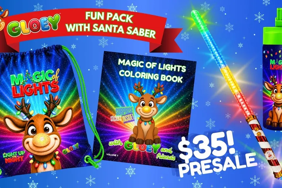 Magic Of Lights: Gloey Fun Pack with Santa Saber event image